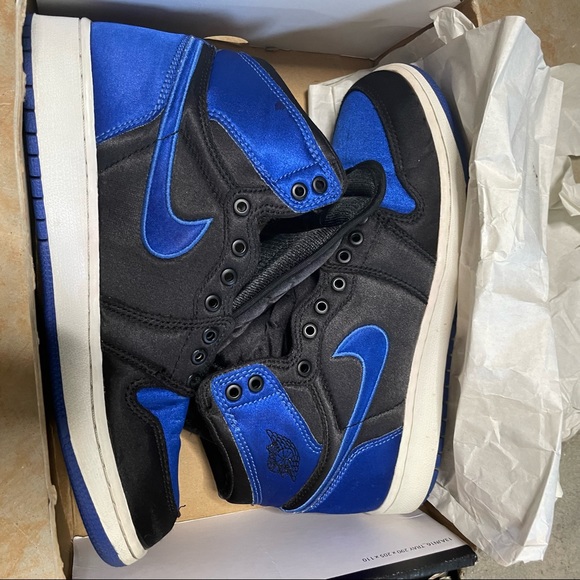 satin blue jordan 1s